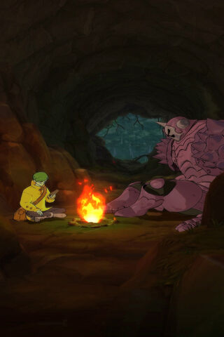 A Moment of Reflection in the Darkness 🌌🔥