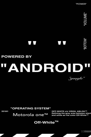 Off-White: The Android Aesthetic
