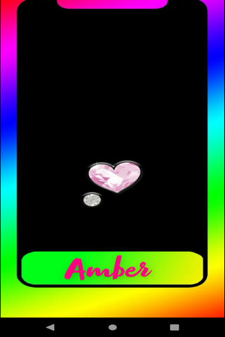 Heartfelt Glow: Amber's Charm 💖✨