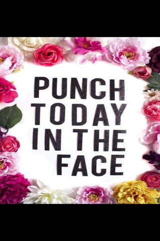 Embrace the Day with a Bold Punch! 💪🌸