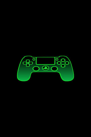 Glow of Gaming: The Neon PlayStation Controller