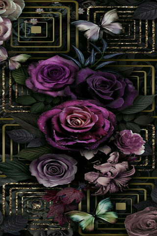 Mystical Magenta Blooms 🌸✨