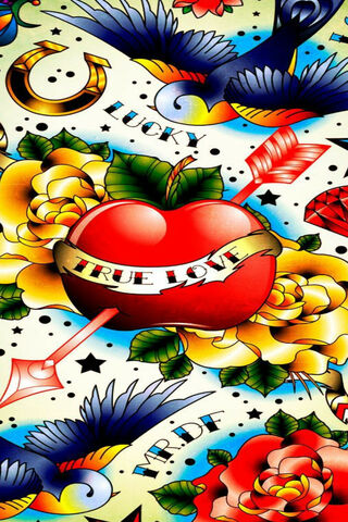Tattooed Love: A Colorful Tribute to True Affection