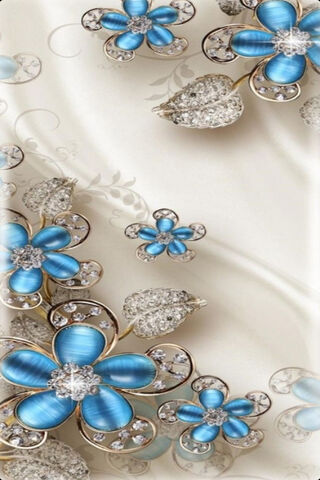 Aqua Elegance: Floral Body Jewelry Delight 🌸💎