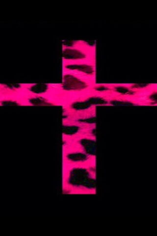 Bold Magenta Cross: A Vibrant Statement of Faith