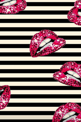 Glamorous Kiss: A Bold Statement in Red Magenta 💋✨