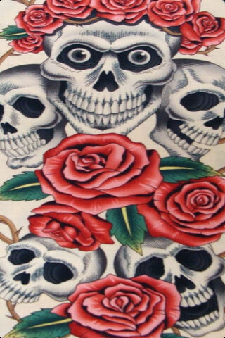 Roses and Skulls: A Bold Expression of Life and Death 🌹💀