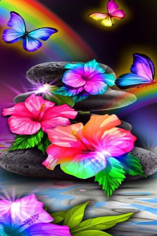Vibrant Harmony: Nature's Palette 🌺🦋