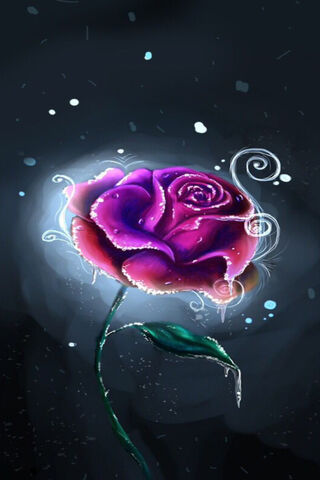 Radiant Rose: A Flash of Beauty 🌹✨