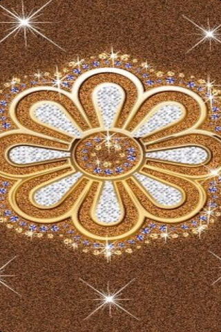 Glistening Gold Floral Elegance 🌼✨