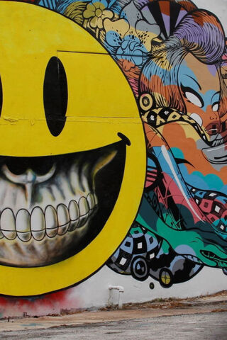 Smiles and Shadows: The Organ Jaw Mural