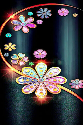 Magical Blooms: A Dance of Colors 🌸✨