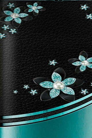 Aqua Elegance: Floral Body Jewelry Design