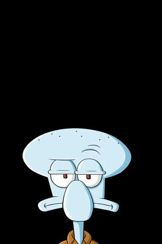 Squidward's Quirky Expression 🦑