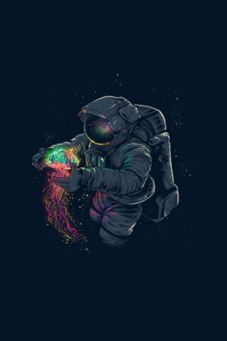 Cosmic Jellyfish Encounter 🌌🐙