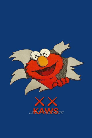 Kaws Meets Elmo: A Playful Mashup! 🎨✨