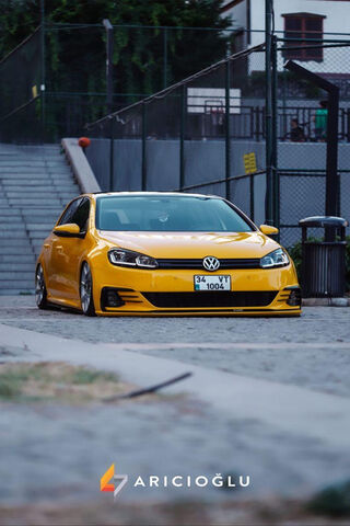 MK6 Golf R: The Bold Yellow Beast 🐉