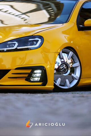 MK6 Golf R: The Bold Yellow Beast 🐉