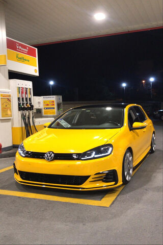 The Bold MK6 Golf R: A Yellow Powerhouse! 🚗💨