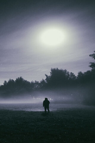 Mystical Night: A Dance with the Fog 🌕🌫️