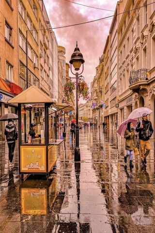 Rainy Day Charm in Beograd 🌧️✨