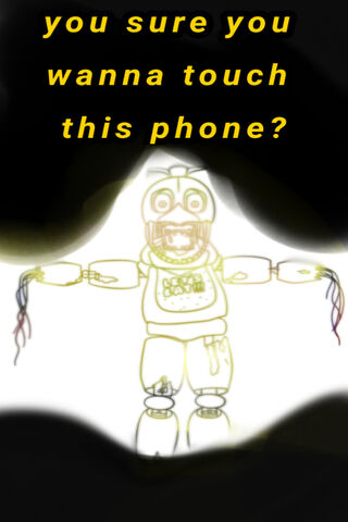Chica's Caution: A Spooky Encounter! 👻📱