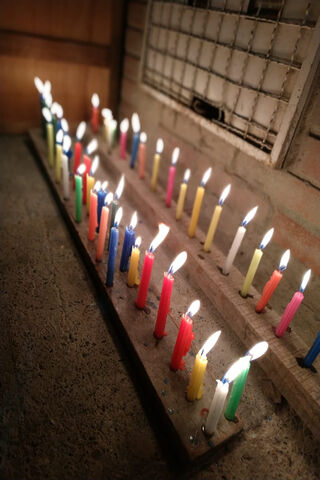 A Symphony of Light: Colorful Candles in Harmony 🕯️✨