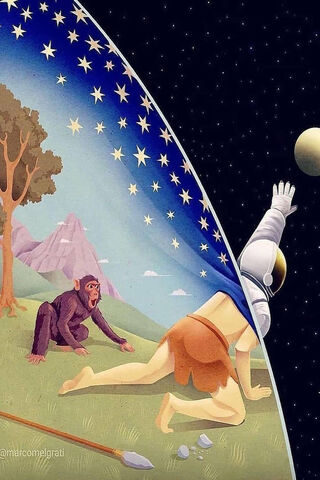 Journey Through Time: From Primate to Pioneer 🚀🌌