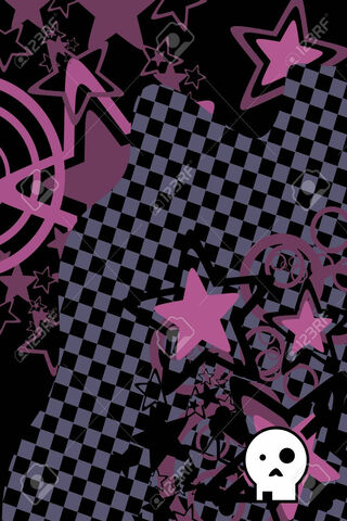 Gothic Glam: Emo Star Skull Vibes 🌟💀