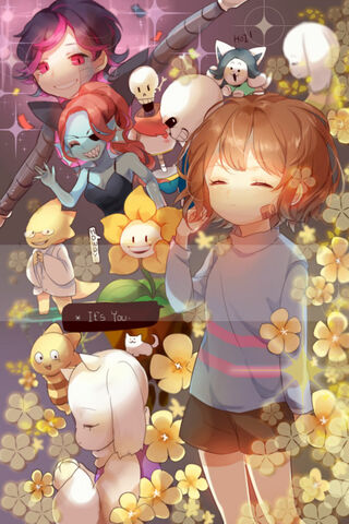 Frisk's Journey Through the Flower Fields 🌼✨