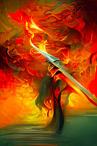 Inferno's Edge: The Flamed Blade