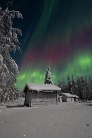 Dancing Lights of Finland: A Winter Wonderland ✨❄️