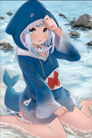 Gawr Gura: The Shark Idol of the Sea 🌊🐟