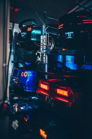 Revved Up Retreat: The Ultimate Garage Haven 🚗✨