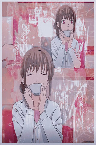 Hiyori's Serene Sip ☕✨