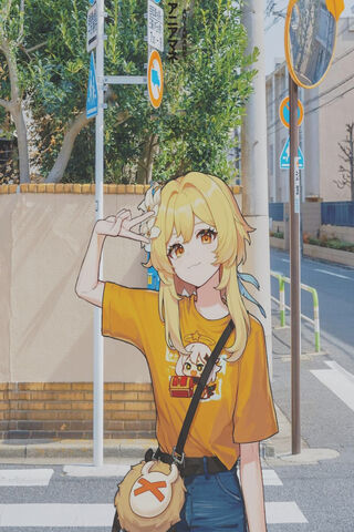 Lumine's Urban Adventure 🌟