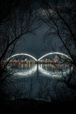 Novi Sad's Nighttime Elegance 🌉✨