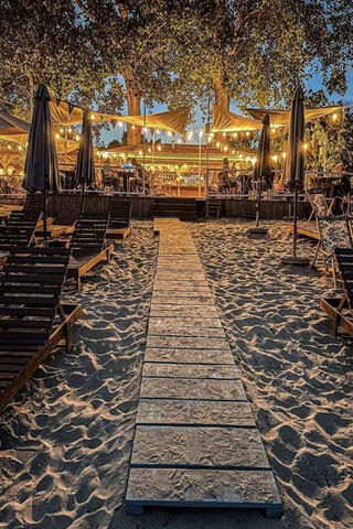 Evening Bliss at Novi Sad Beach 🌅✨