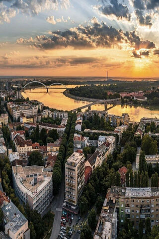 Sunset Serenity Over Novi Sad 🌅