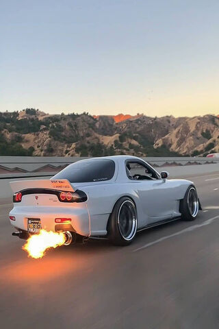 Igniting the Night: RX7 Flame Thrower