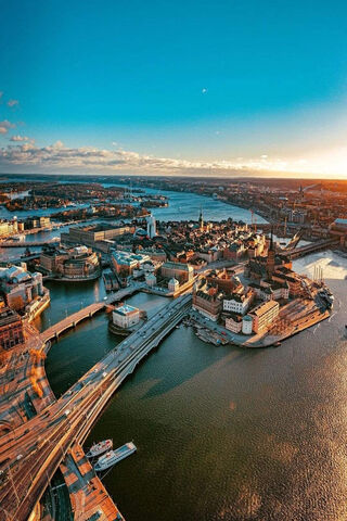 Sunset Serenity Over Stockholm 🌅