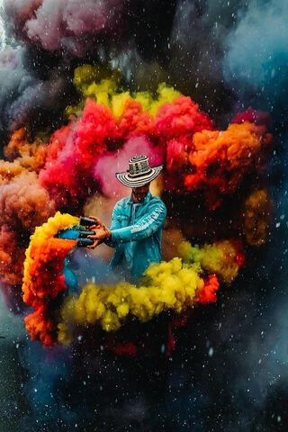 Smoky Guy: A Colorful Burst of Creativity! 🌈💨