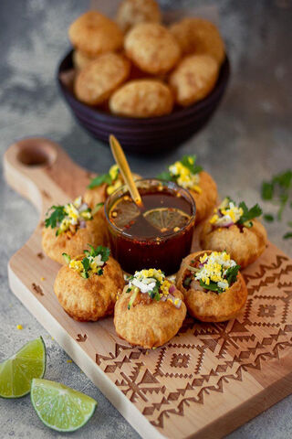 Delicious Pani Puri Delight! 🌟