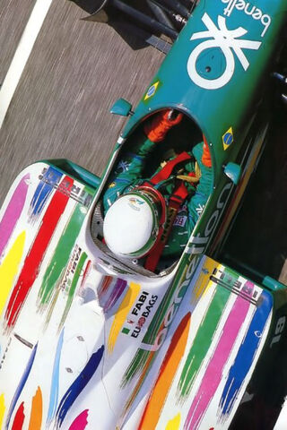Teo Fabi's Colorful Ride: A Glimpse into F1 History 🎨🏎️