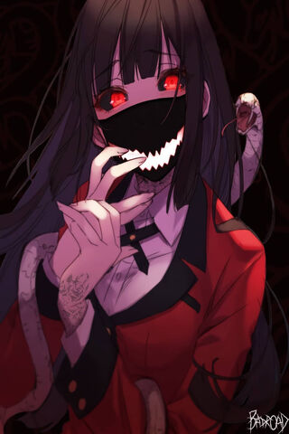 Yumeko: The Enigmatic Gambler 🎲✨