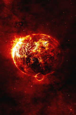 Inferno in the Cosmos: The Burning Galaxy