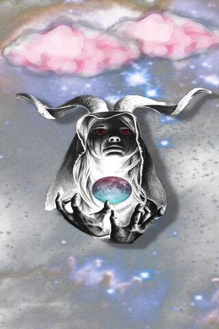 Mystical Embrace of the Devil Lady 🌌✨