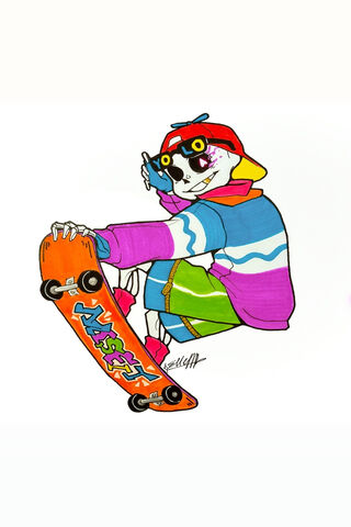 Fresh Vibes on Wheels! 🛹✨