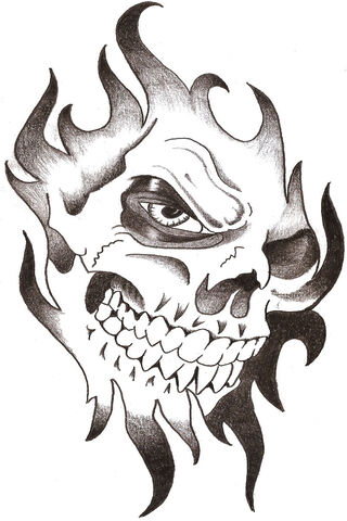 Flam Skull