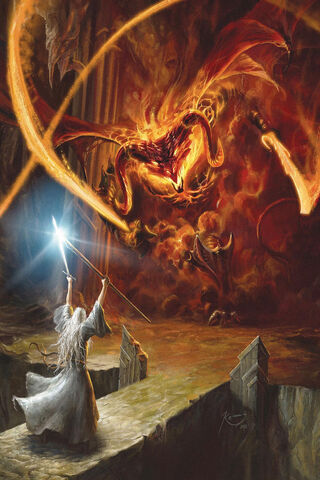 Gandalf's Epic Confrontation: Light Against Darkness ✨🔥